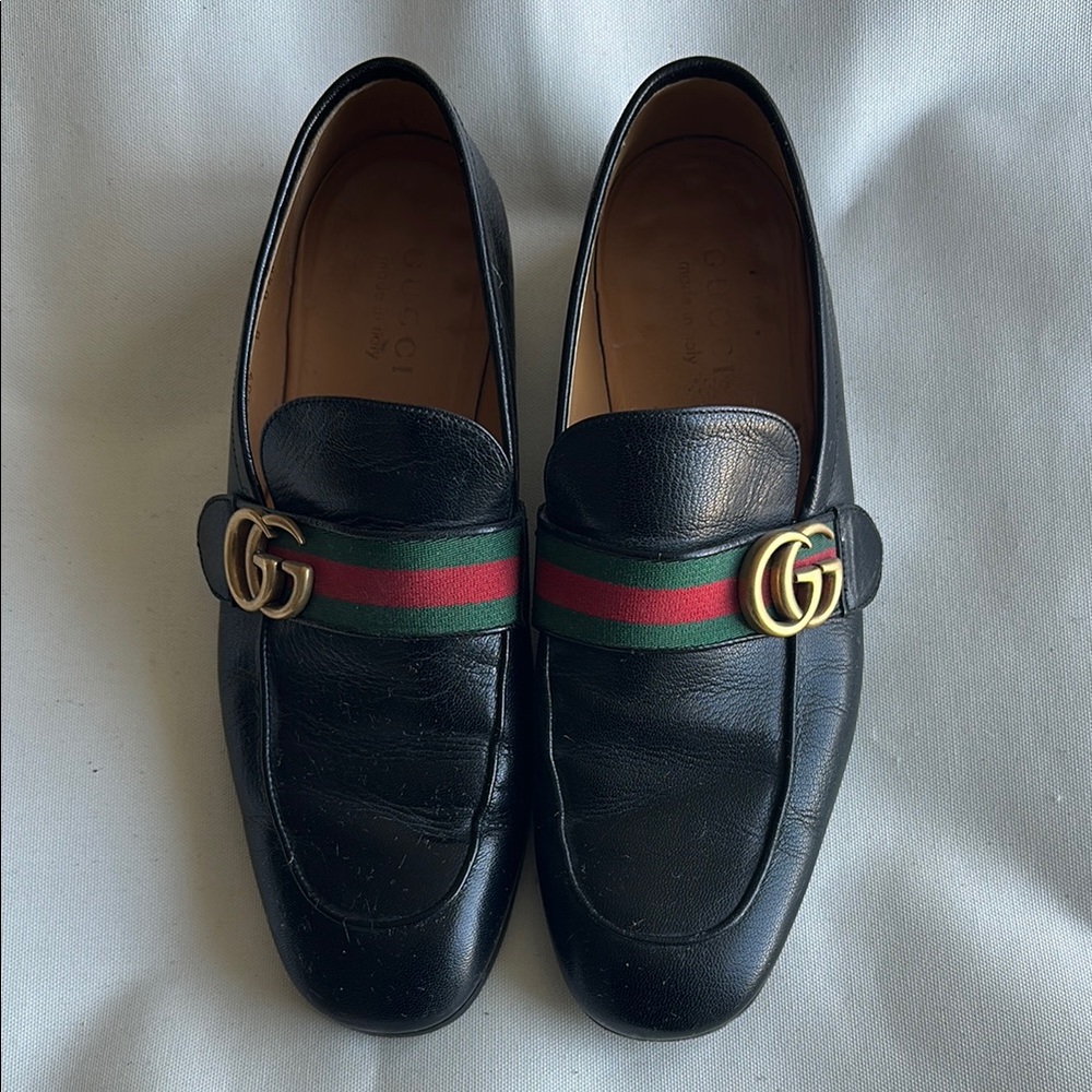 Gucci Men's Black Leather Loafers | Men’s Size 8